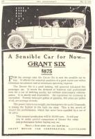 1917 GRANT Car ad