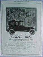 1919 GRANT Six sedan Car ad