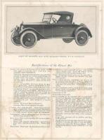 1920 GRANT SIX Car brochure - Grant Six roadster