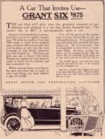 1917 GRANT Six ad
