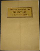 1915 GRANT SIX brochure cover