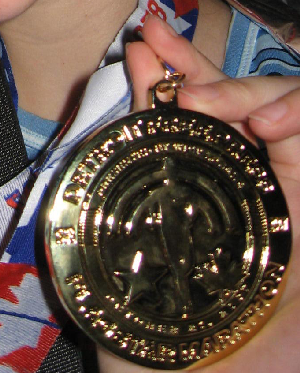 large gold medal