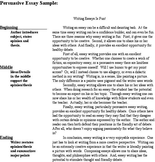 Sample expository essay 5th grade