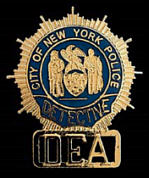 NYPD DEA badge