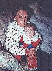 Ryan with Aunt Lil in Florida