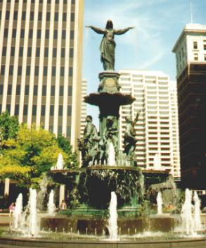 Tyler Davidson Fountain in Cincinnati