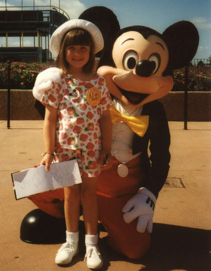 Meg & Mickey at Epcot