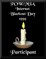 POW/MIA Blackout Day Participant