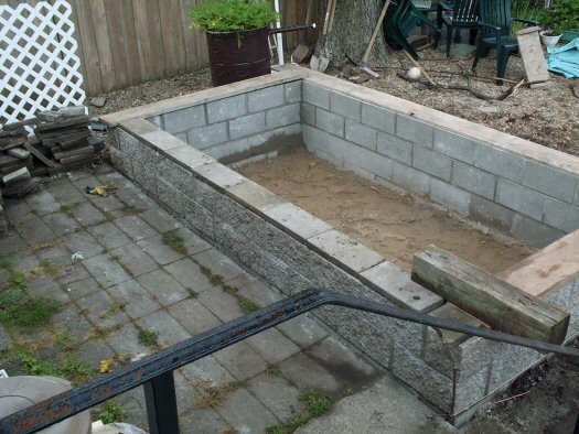 Cinder Block Above Ground Pool Pictures to Pin on ...