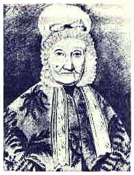 Mary "Polly" Hawkins, "Mother of many Faithful", wife of Taliaferro Craig