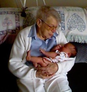 Great-Great Grandma and Baby