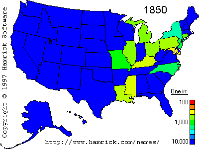 Davidson US Population Map