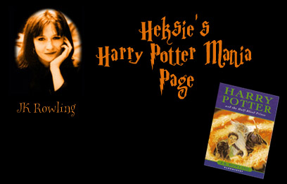 Welcome to Heksie's Harry Potter Mania Page