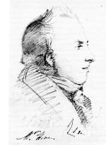 William Hone - a sketch drawn by Edwin Landseer