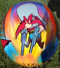 air brush custom helmet paint jobs