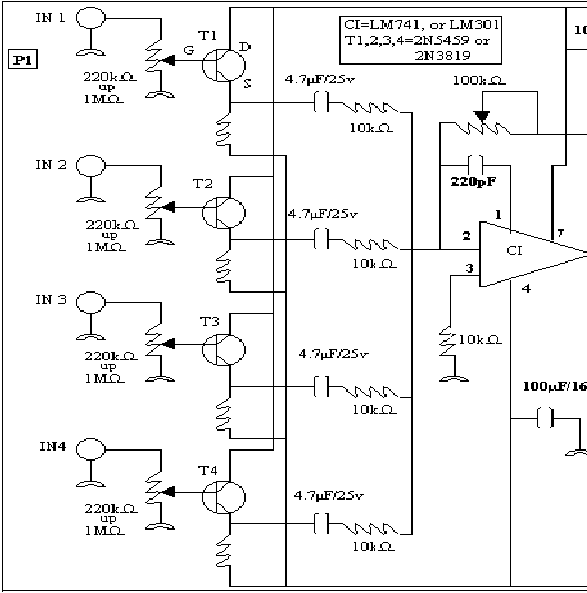 ELECTRONIC [AUDIO MIXER]