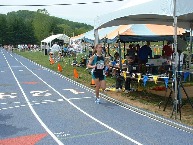 Boyd in 2-mile (1st Place finish)