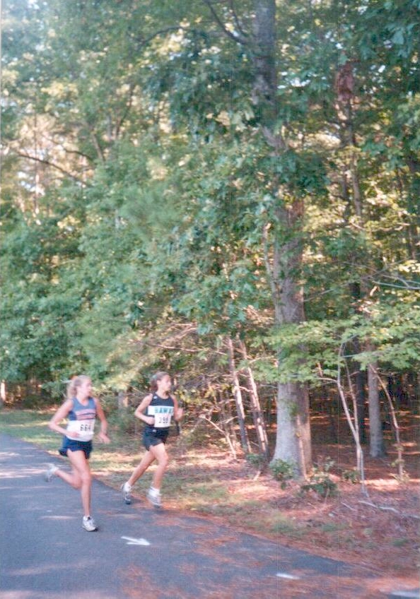Jen boyd into the trees at NN invite
