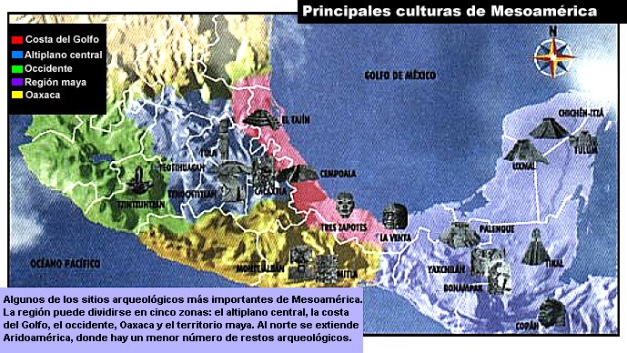 Principales culturas de Mesoamérica