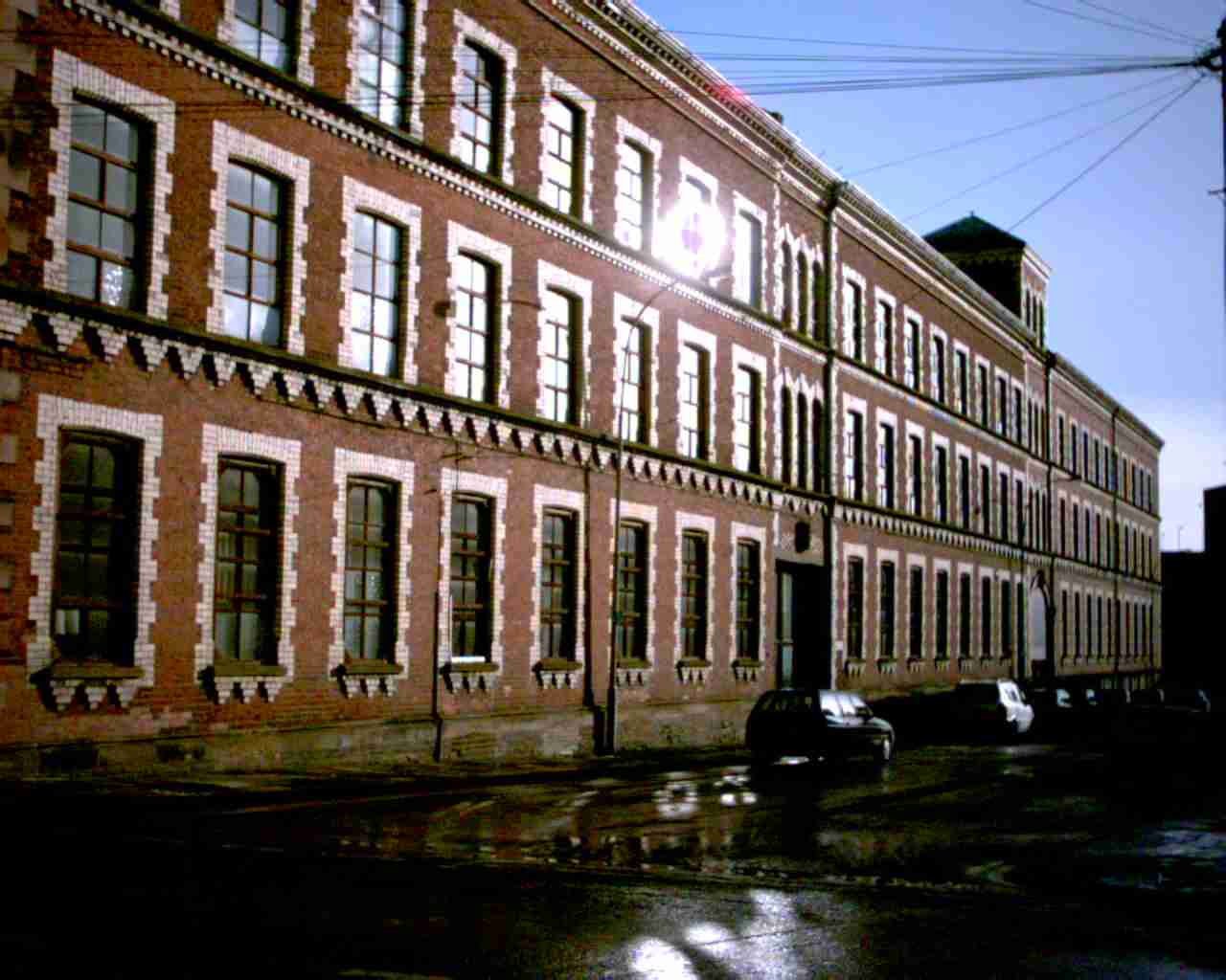 This is a photograph of the former City shirt factory.