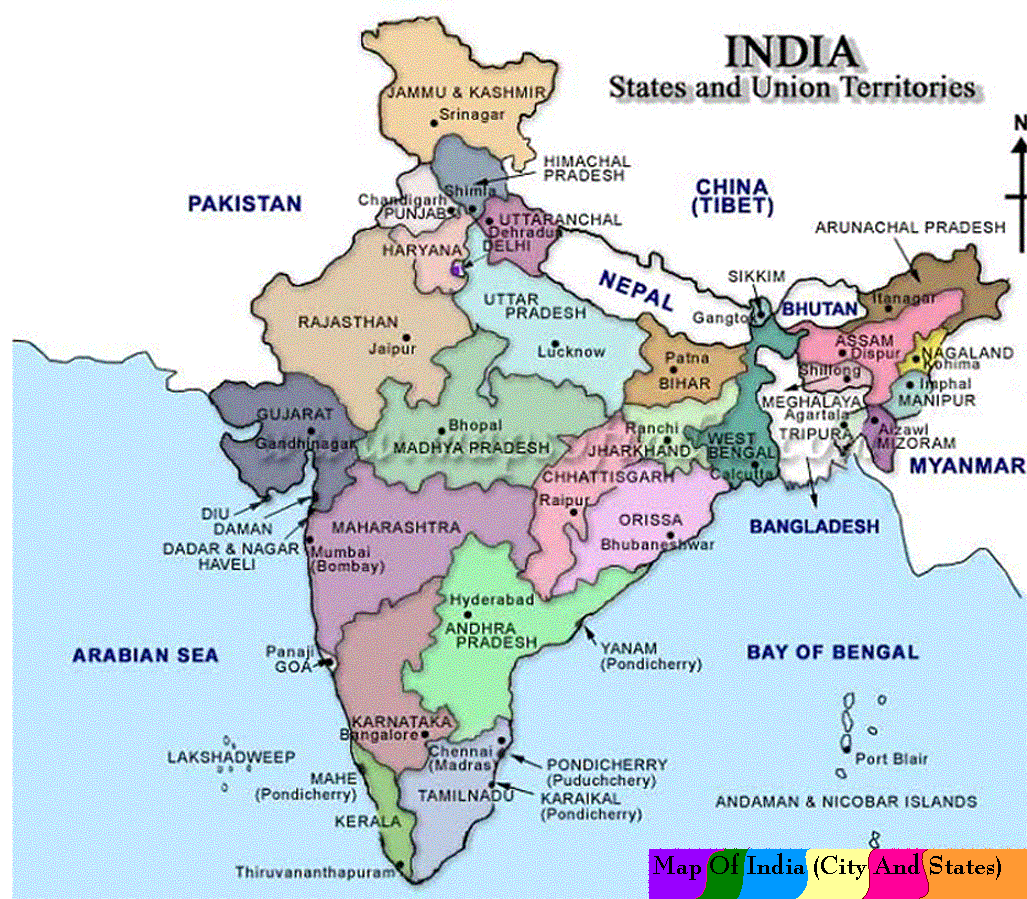 ... on the map states of india cities and districts of india map of india