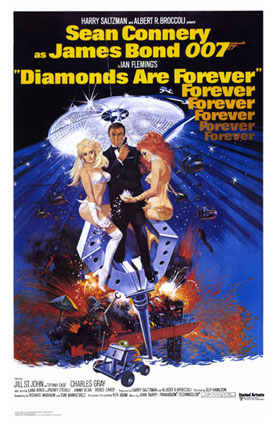 "Diamonds Are Forever" Theatrical Release Poster