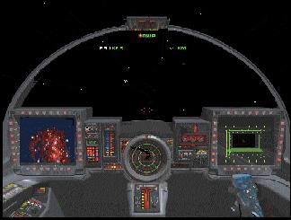 Wing Commander cockpit             static image of      animated logo