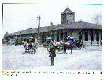 Horse drawn Carriages and Dignitaries at T and P Depot