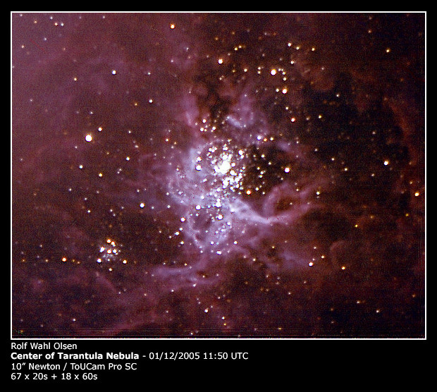 Center of Tarantula Nebula