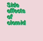 clomid side effects fluid retention