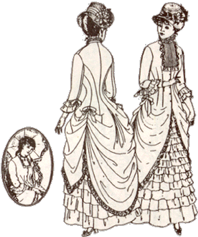 Fancy 1880's Dress