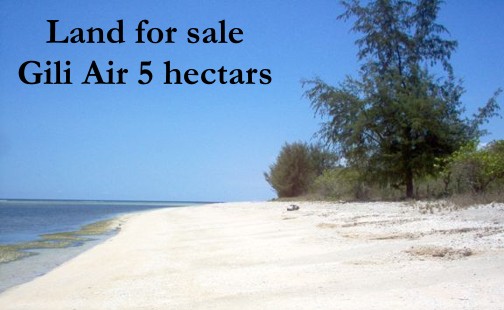 Lands or sale Gili Air