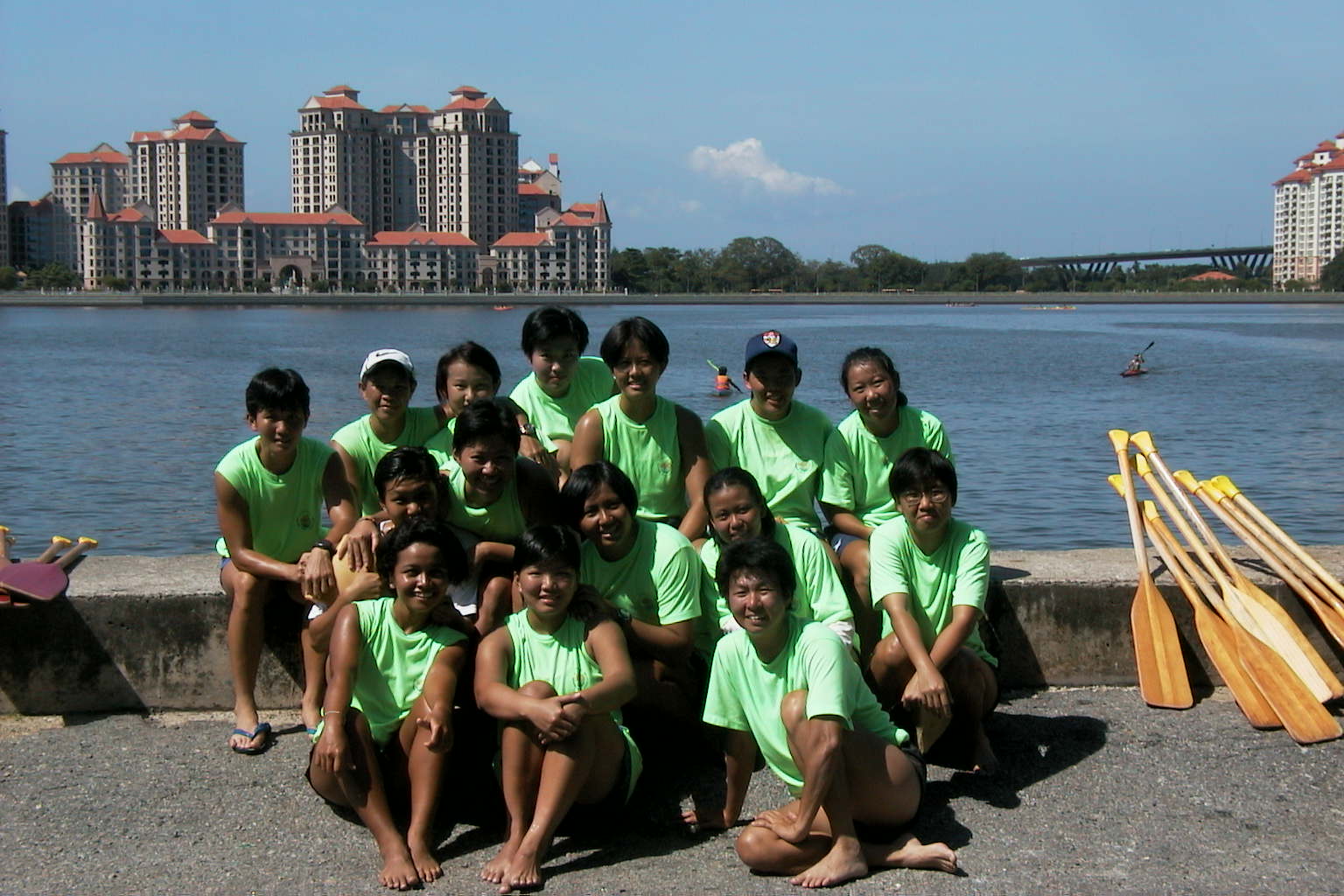 This is us! At the Kallang Sea Sports Center!