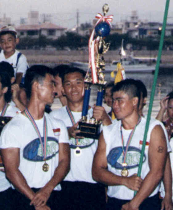 The champion team who went for the Japan race.
