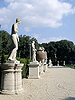 Statue del giardino del Casino Borghese