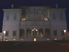 La facciata del Casino Borghese al tramonto