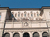 Particolare della terrazza della facciata del Casino Borghese