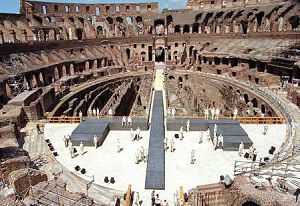 in year 2000, the Colosseum hosted a theatre play, its first event after over 1000 years