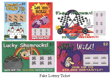 Fake Lottery Tickets