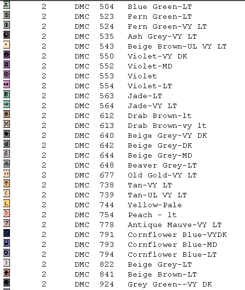 DMC Color Instructions page 2