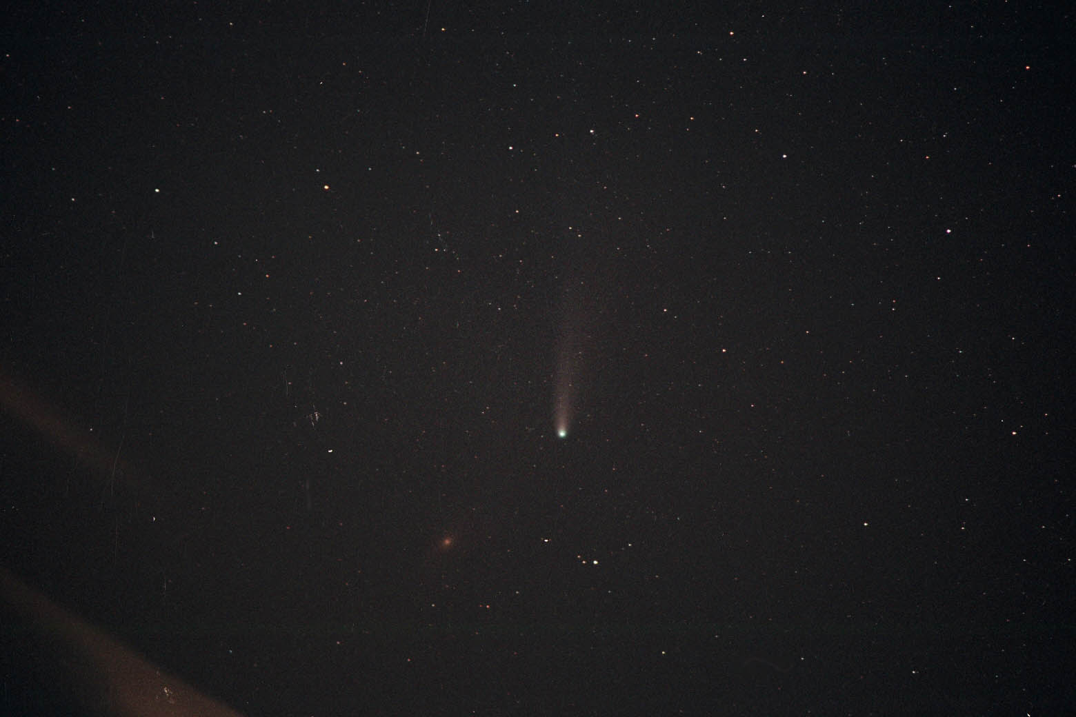 Comet Ikeya-Zhang and M31