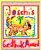 Joschi's Guestbook Award