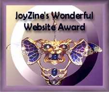 Joy Zine's Wonderful Website Award