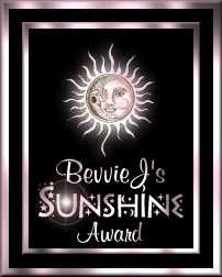 Bevvie J's Sunshine Award