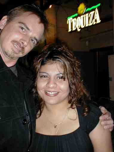 Monica and Jeff out on the town