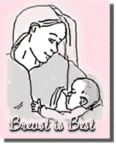 [Breast is Best/drawing of mom nursing baby]