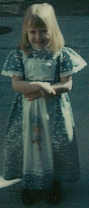 Kimberly Anne going to Sunday School