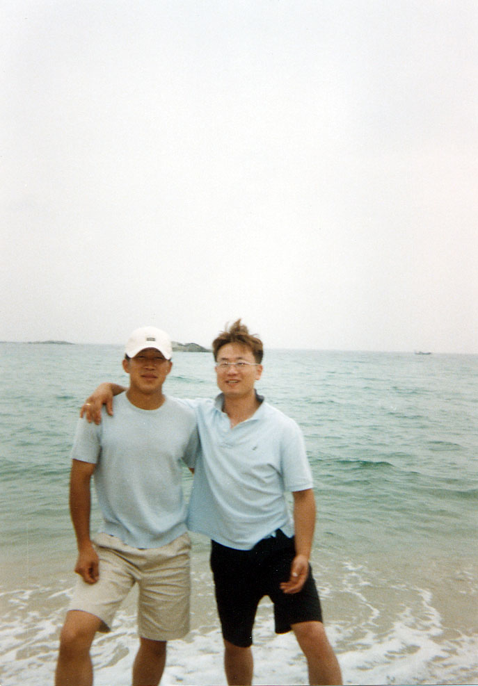 종삼이랑 경포대에서(2002년 6월)