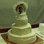 cowboy wedding cake