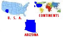 Map of Continents/United States/Arizona